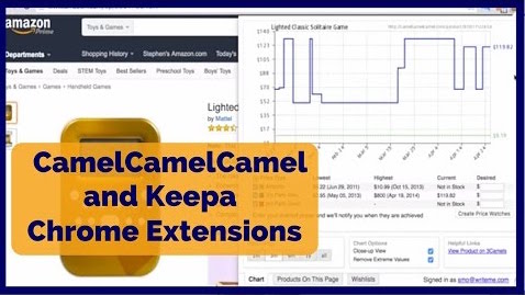 Using The Camelcamelcamel And Keepa Google Chrome Extensions Full Time Fba