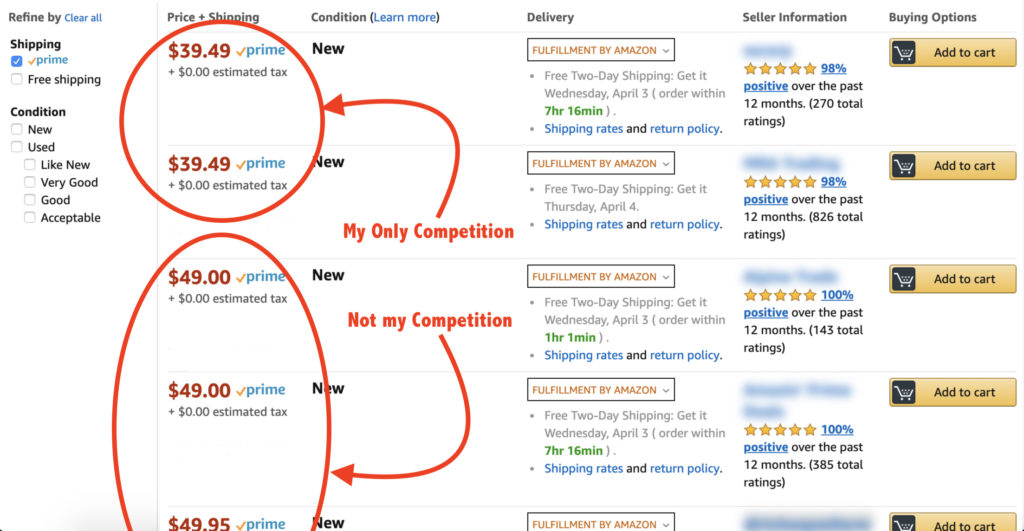 How Many Amazon Competitors is Too Many? - Full-Time FBA
