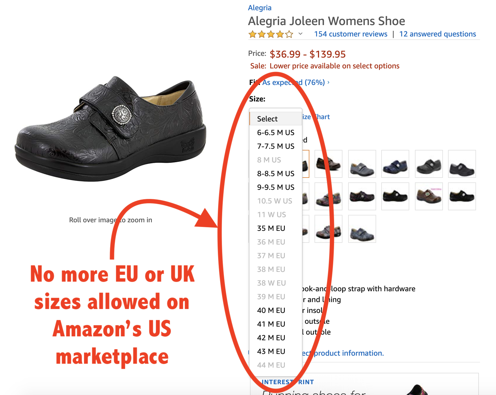 37 m eu shoe size