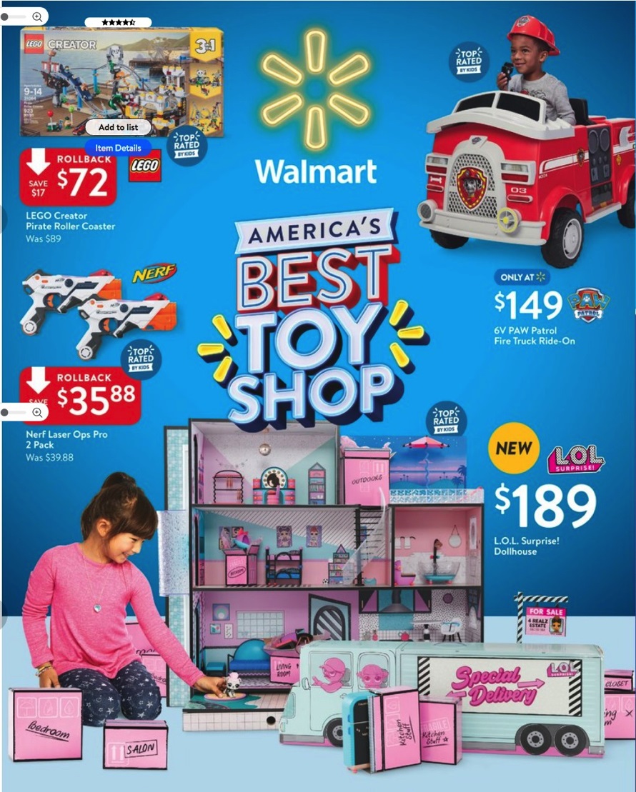 amazon christmas toy catalog 2018