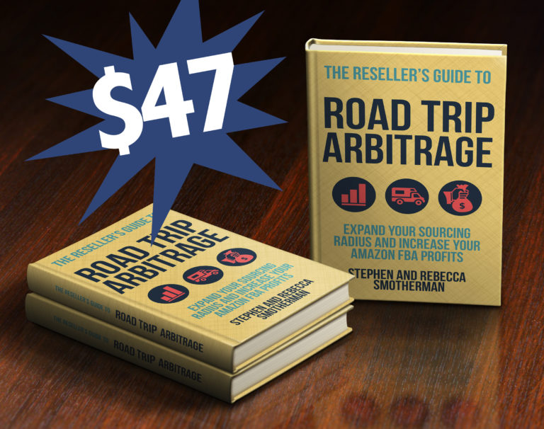 The Reseller’s Guide to Road Trip Arbitrage: Expand your sourcing radius and increase your Amazon FBA profits is a one-time investment of only $47.